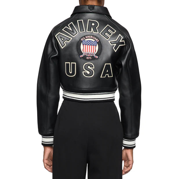 Avirex Cropped Icon Jacket