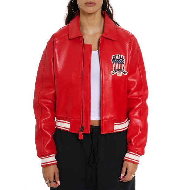 Avirex Cropped Icon Jacket