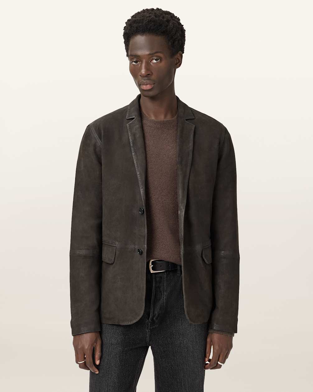 Monet Waxed Suede Blazer