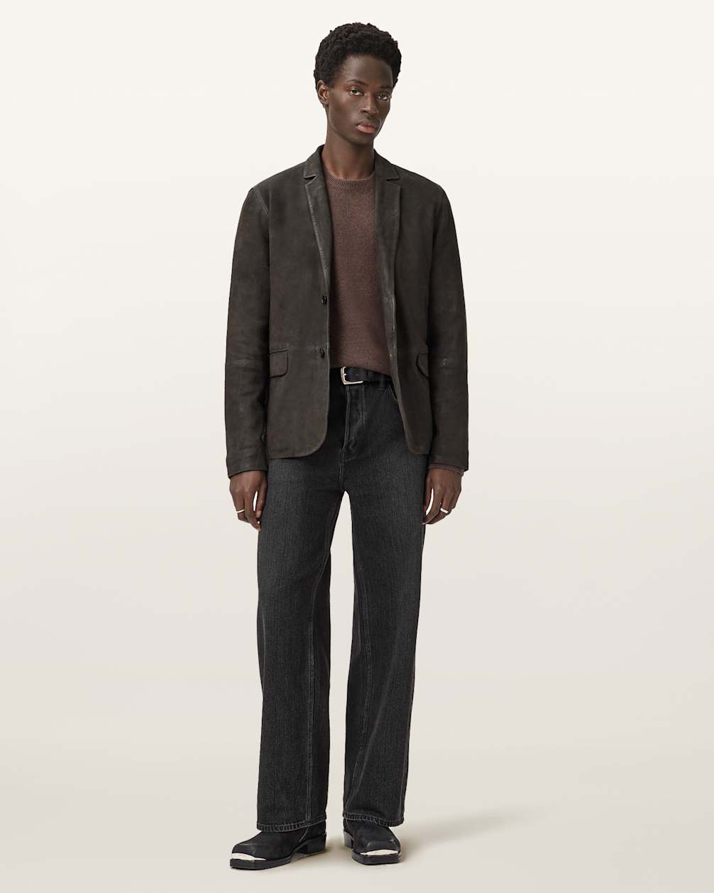 Monet Waxed Suede Blazer