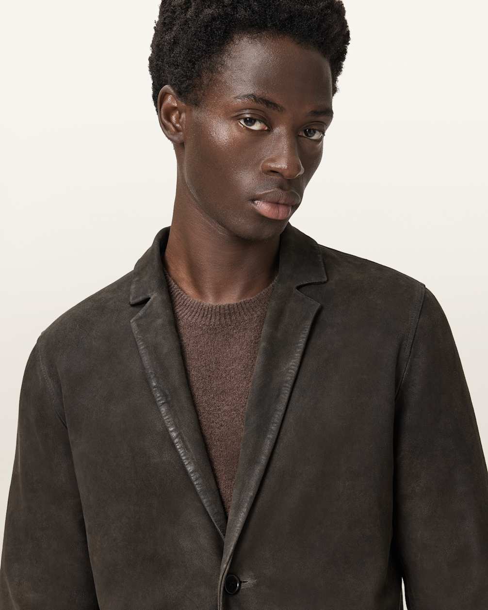 Monet Waxed Suede Blazer