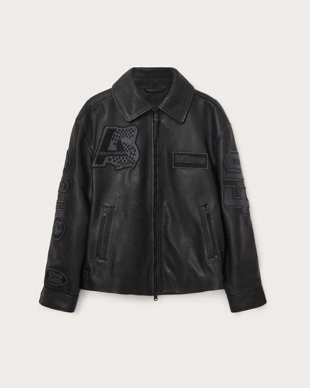 Williams X AllSaints Garrison Leather Jacket
