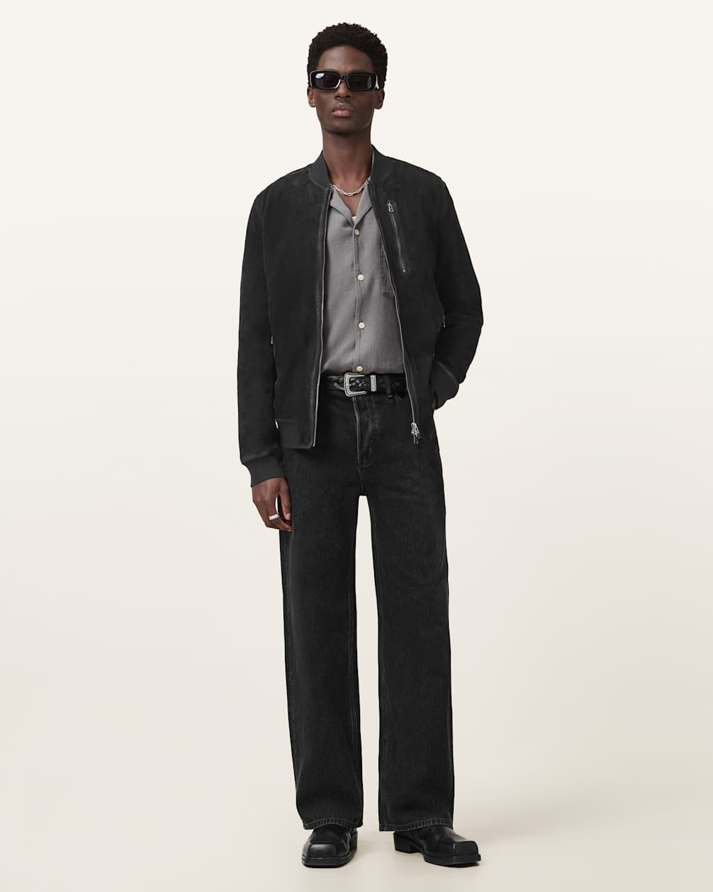 Kemble Suede Bomber Jacket