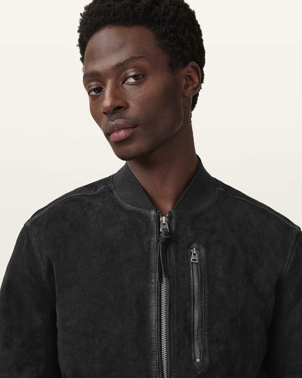 Kemble Suede Bomber Jacket