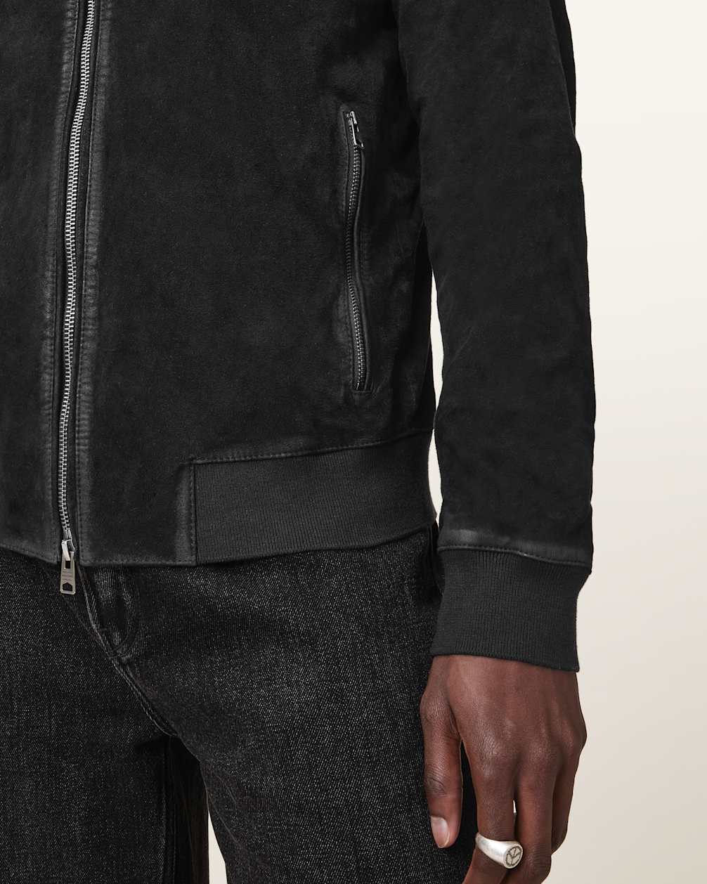 Kemble Suede Bomber Jacket