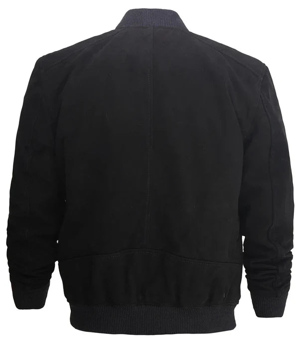 Adamsville Mens Black Suede Jacket